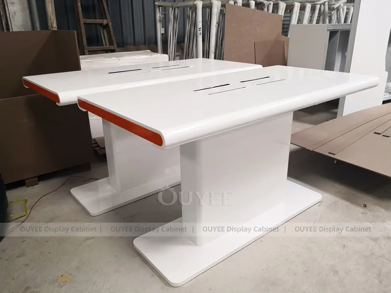 White And Wood Tone Complete Store Fixture - Image 2