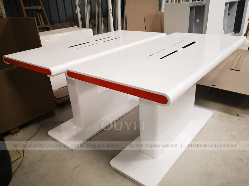White And Wood Tone Complete Store Fixture - Image 3