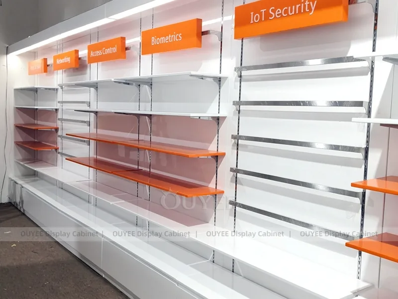 White And Wood Tone Complete Store Fixture - Image 6