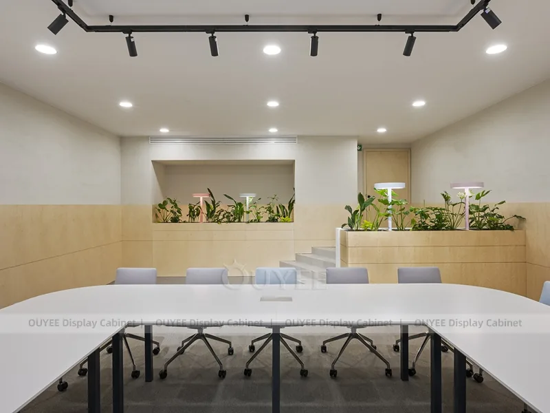 White And Wood Tone Complete Store Fixture - Image 3