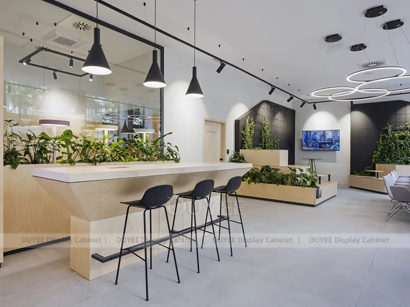 White And Wood Tone Complete Store Fixture - Image 7