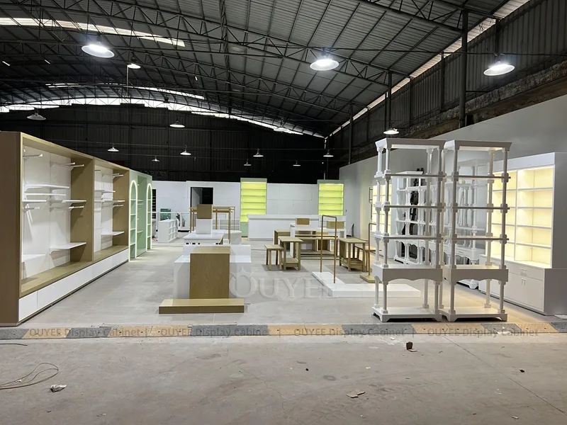 White Fixture Showroom Retail Clothing Display - Image 2