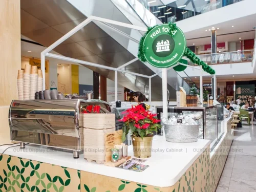 White Green Tea Kiosk