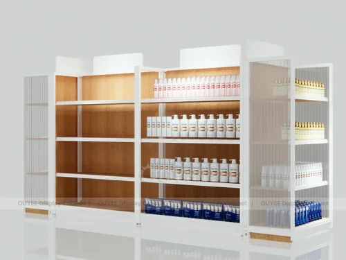 White Hair Product Island Hair Product Display