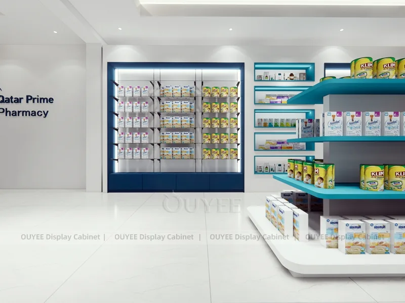 White Pharmacy Counter Green - Image 3
