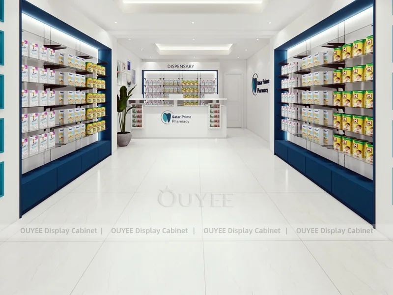 White Pharmacy Counter Green - Image 5