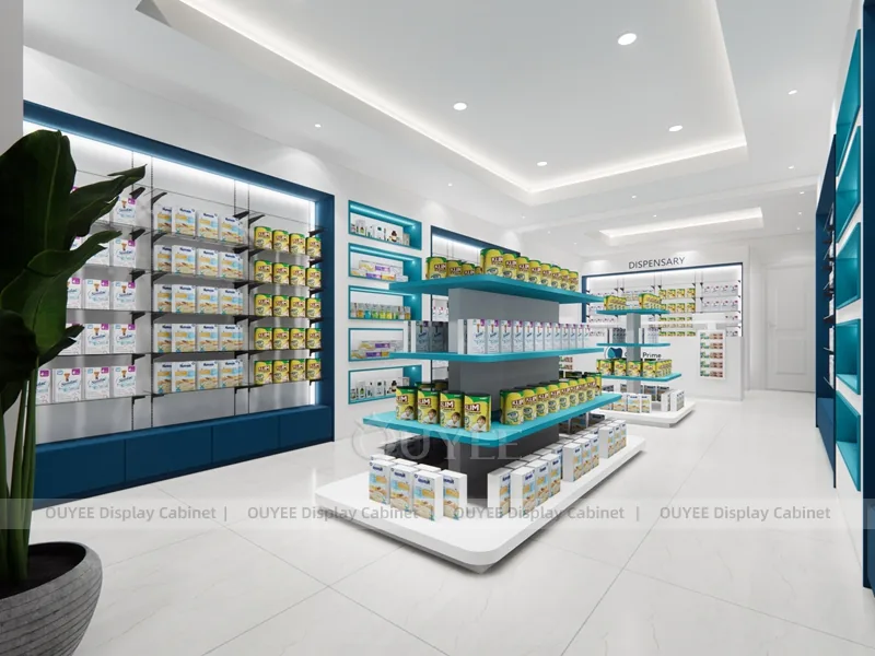 White Pharmacy Counter Green - Image 6