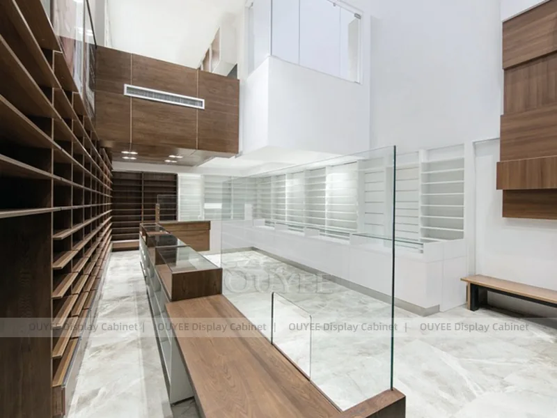 White Pharmacy Counter Wood - Image 4