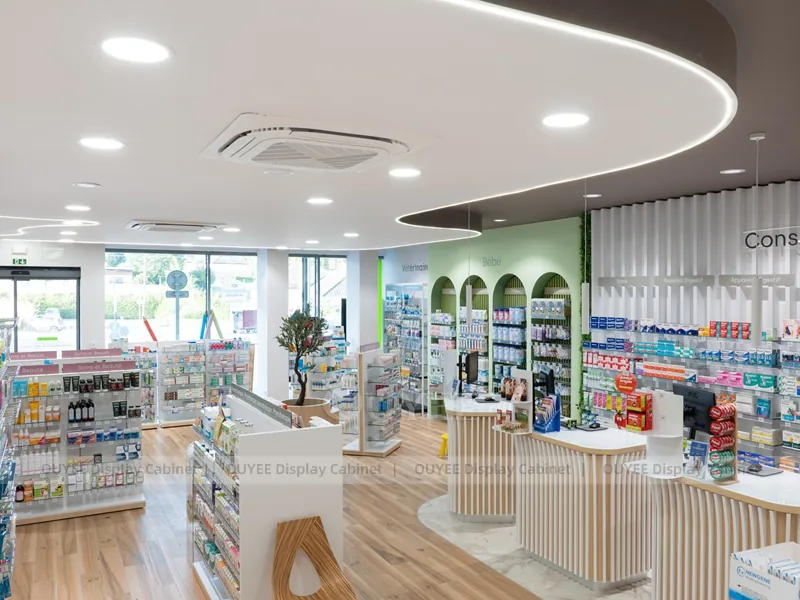 White Pharmacy Curved Display - Image 2