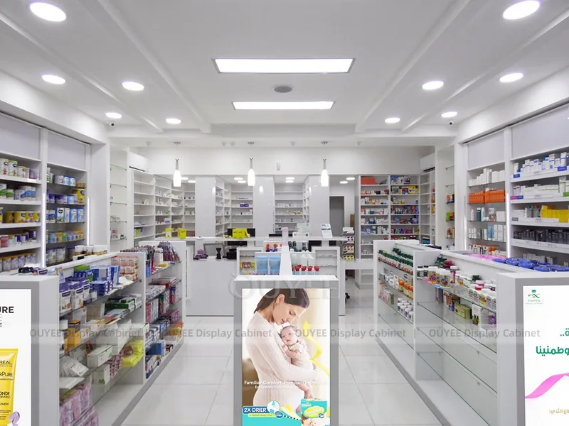 White Pharmacy Gondola Aisles - الصورة 3