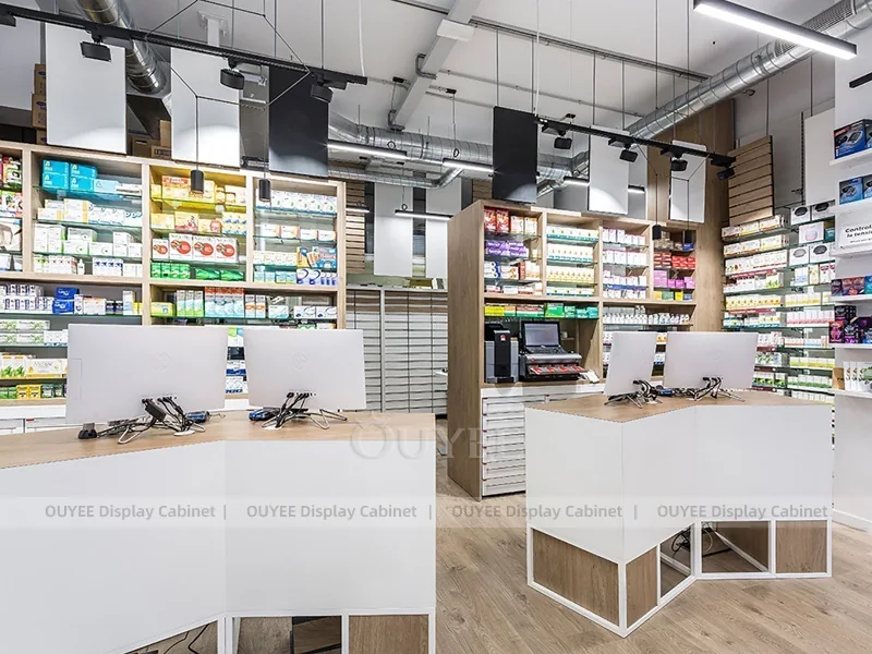 White Pharmacy Shelving Wire - Image 3
