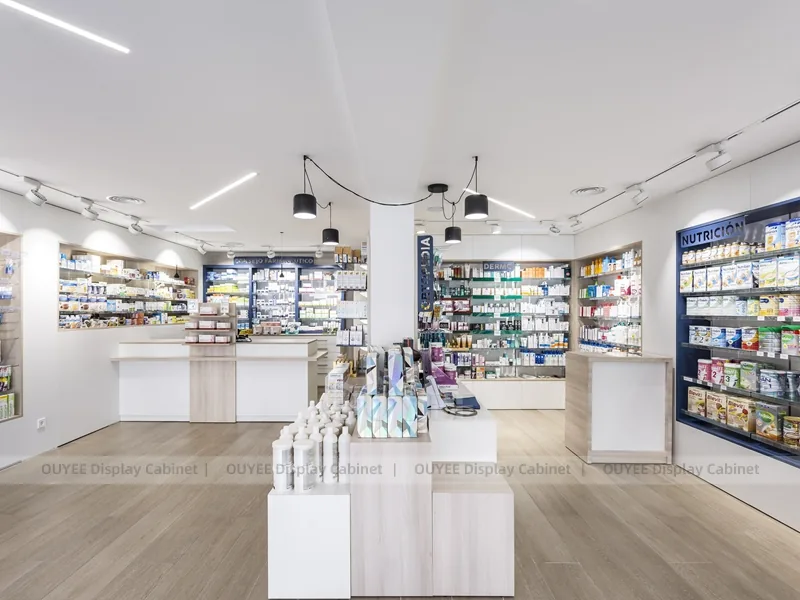 White Pharmacy Shelving Wire - Image 4