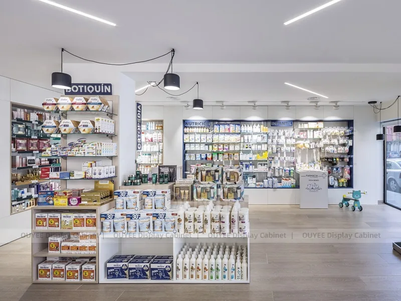 White Pharmacy Shelving Wire - Image 5