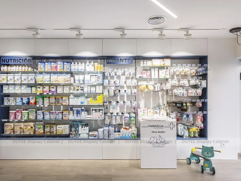 White Pharmacy Shelving Wire - Image 6