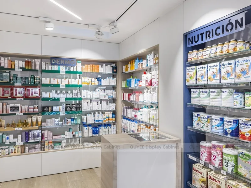 White Pharmacy Shelving Wire - Image 7