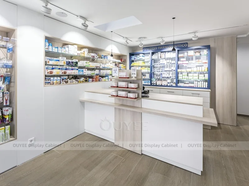 White Pharmacy Shelving Wire - Image 9