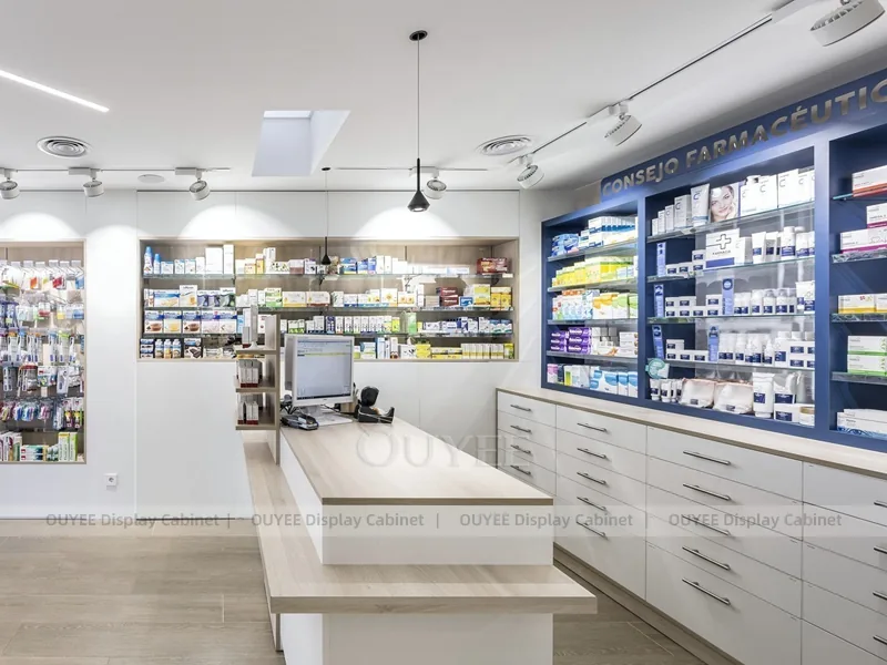 White Pharmacy Shelving Wire - Image 10