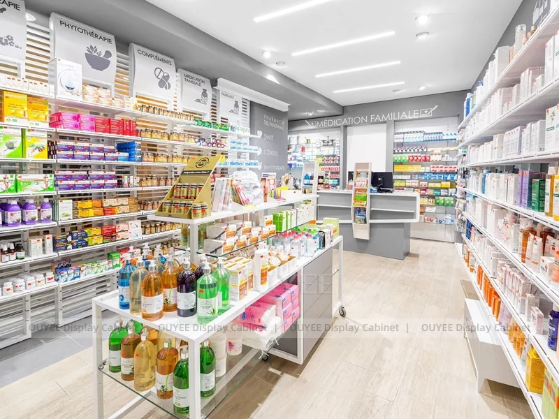 White Pharmacy Wall Shelving - Image 2
