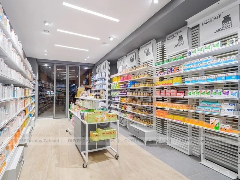 White Pharmacy Wall Shelving - Image 3