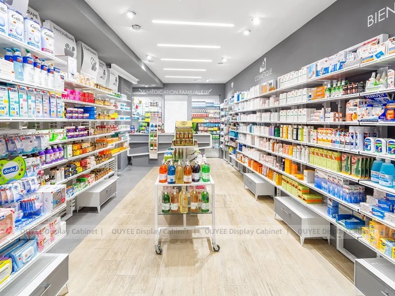 White Pharmacy Wall Shelving - Image 4