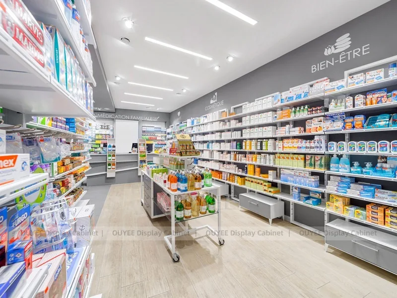White Pharmacy Wall Shelving - Image 5