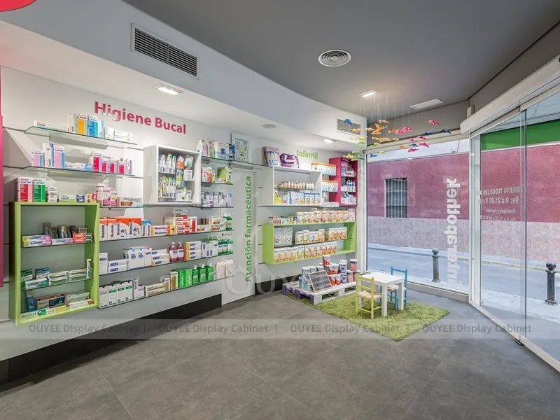 White Pink Pharmacy Shelving - Image 4