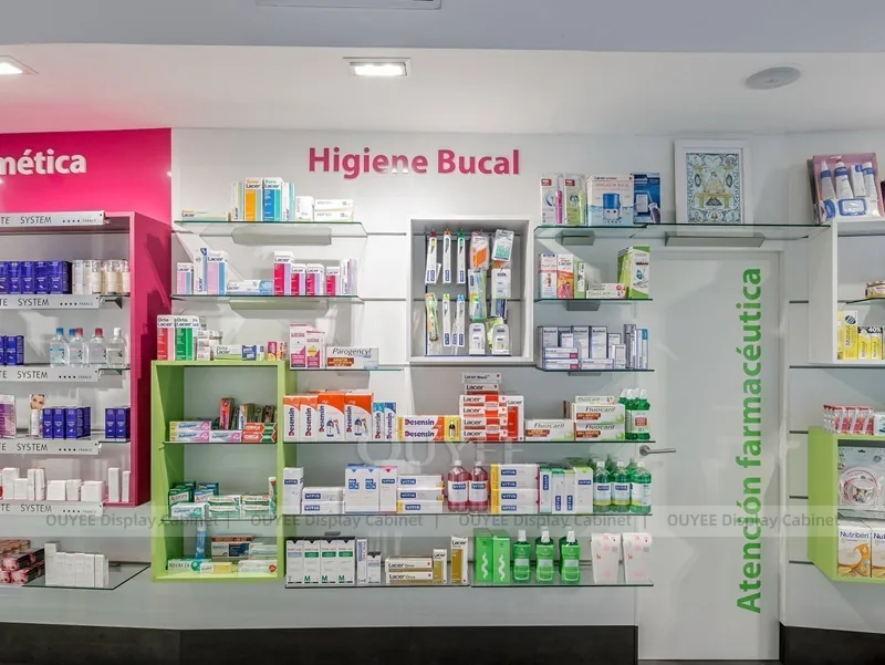 White Pink Pharmacy Shelving - Image 5