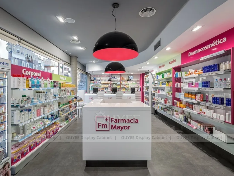 White Pink Pharmacy Shelving - Image 7