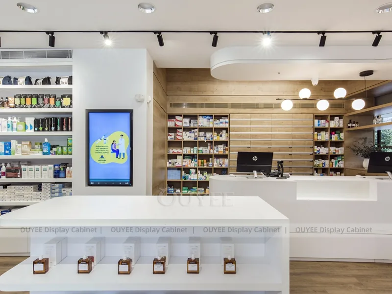 Wood Accent Pharmacy Counter - Image 3