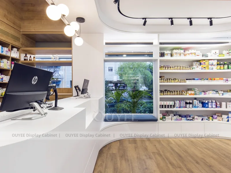 Wood Accent Pharmacy Counter - Image 6
