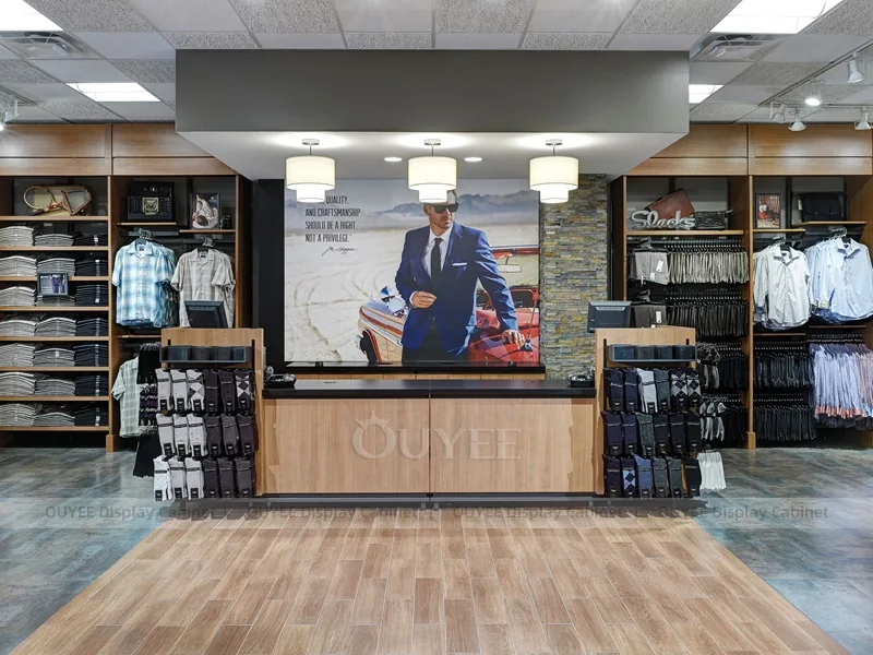Wood Apparel Tables Display 03