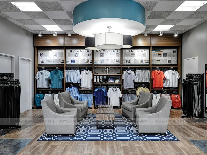 Wood Apparel Tables Display 05