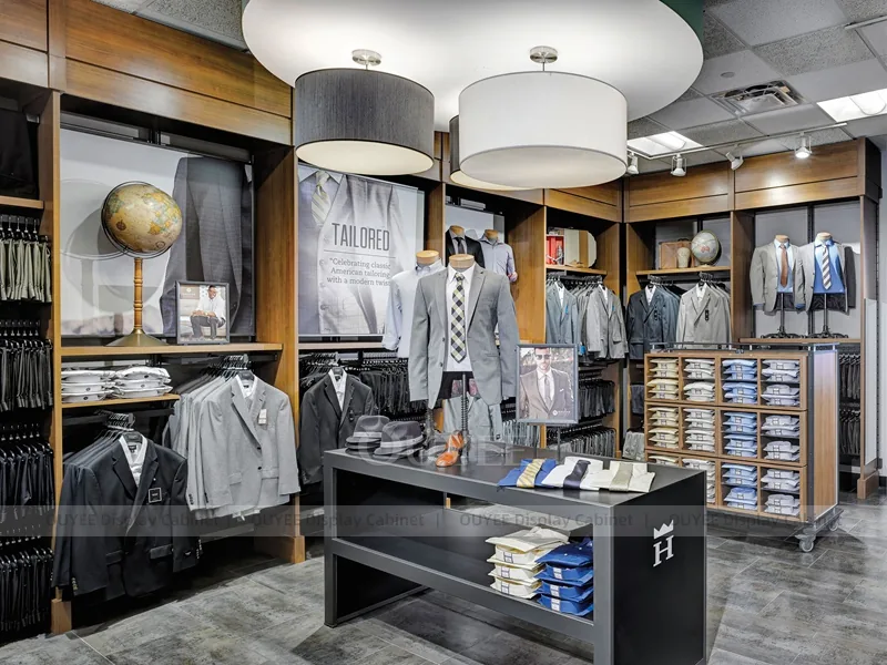 Wood Apparel Tables Display 09