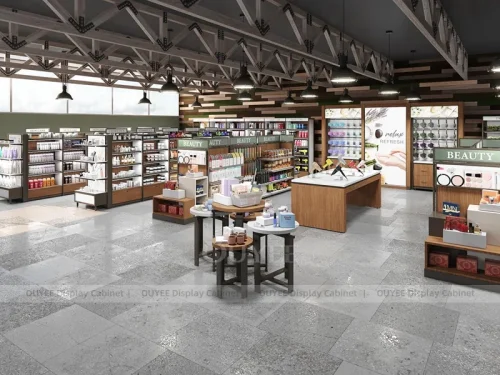 Wood Beauty Store Display