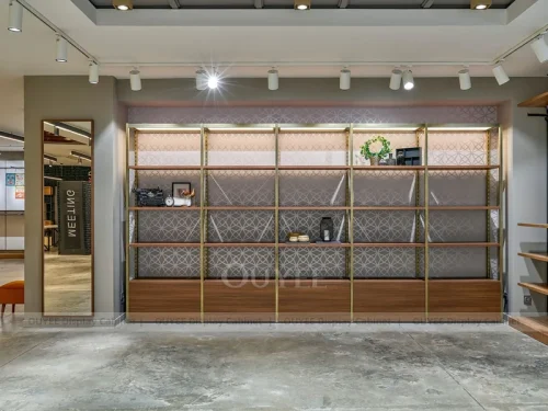 Wood Boutique Drawers Apparel Shop Display