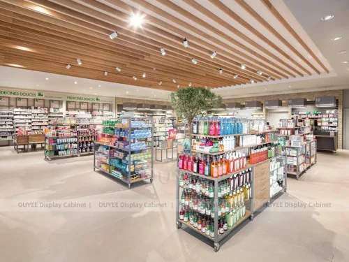 Wood Ceiling Pharmacy Counter
