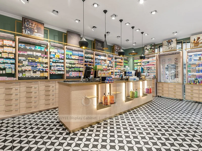 Wood Ceiling Pharmacy Shelving - Image 4