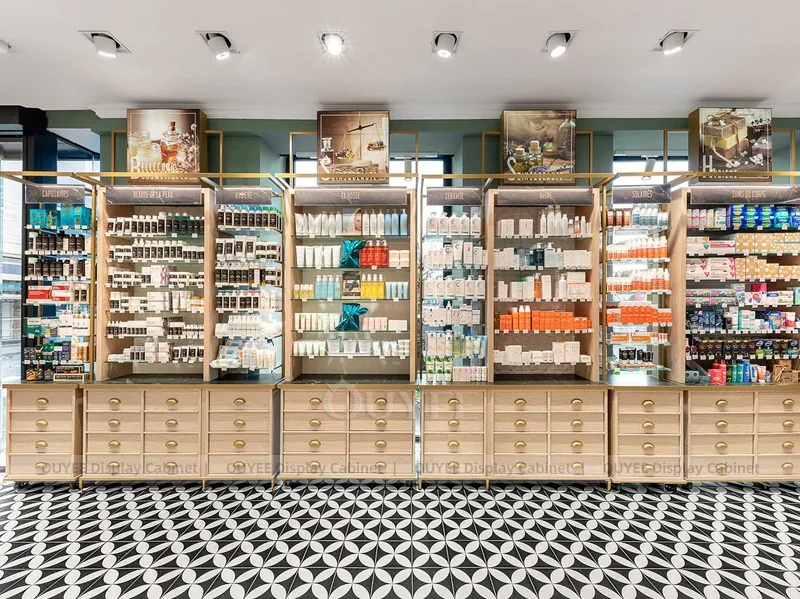 Wood Ceiling Pharmacy Shelving - Image 7