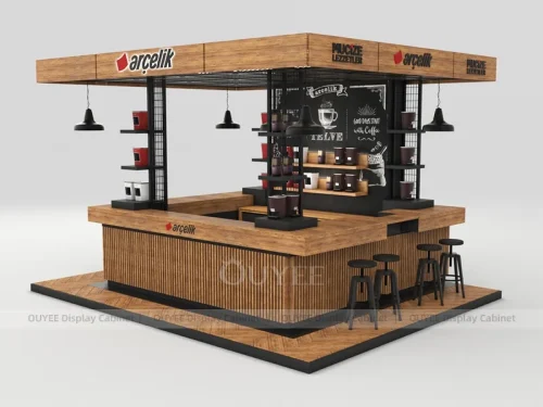 Wood Coffee Kiosk