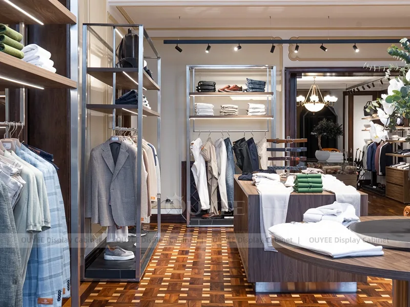 Wood Luxury Island Apparel Shop Display - Image 2