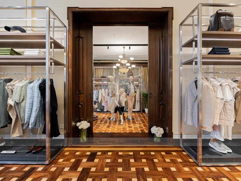 Wood Luxury Island Apparel Shop Display - Image 3