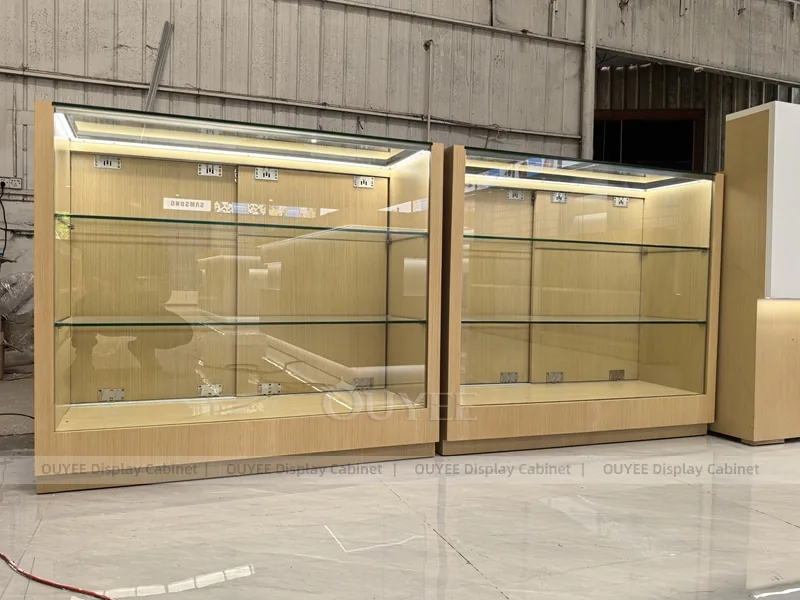 Wood Tone And Blue Complete Store Fixture - Image 5