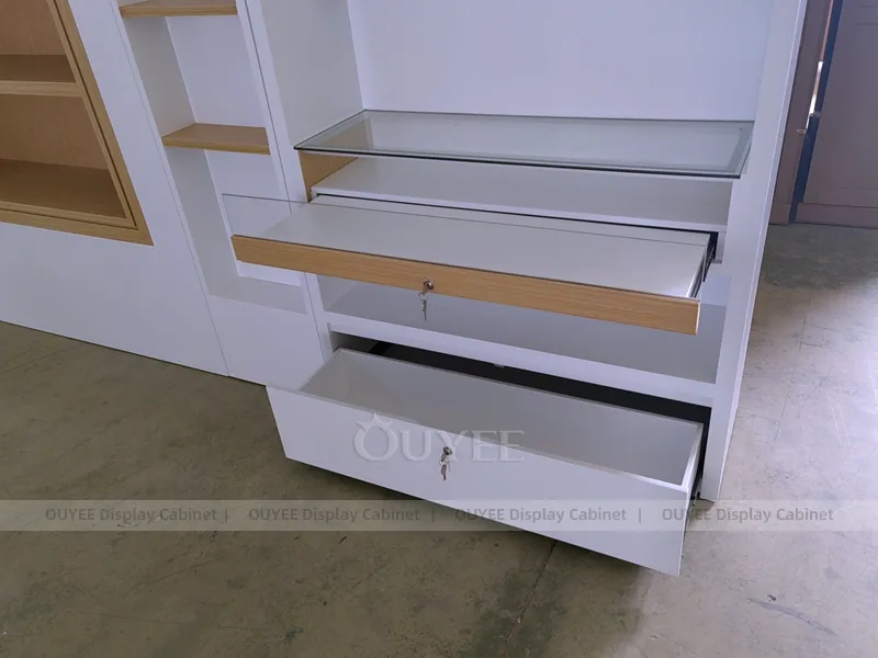 Wood Tone And Gold Complete Store Fixture - Image 4