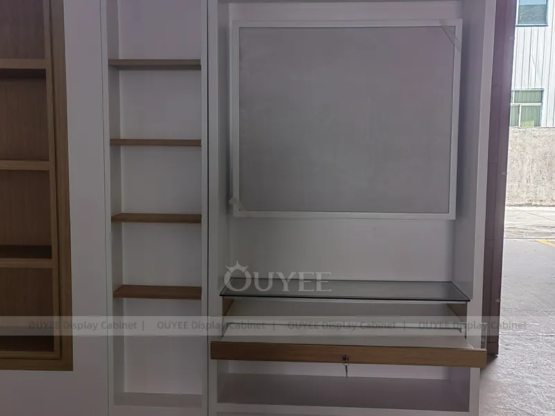 Wood Tone And Gold Complete Store Fixture - Image 5