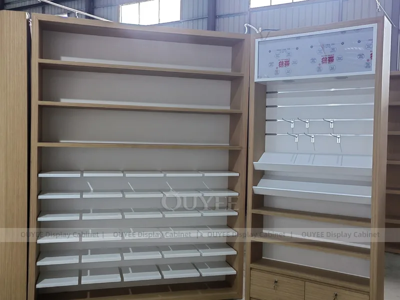 Wood Tone And Gold Complete Store Fixture - Image 7
