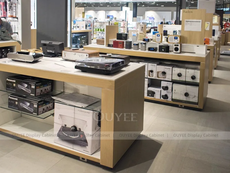 Wood Tone And Gold Complete Store Fixture - Image 2
