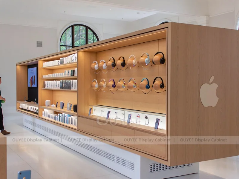 Wood Tone And Gold Complete Store Fixture - Image 5