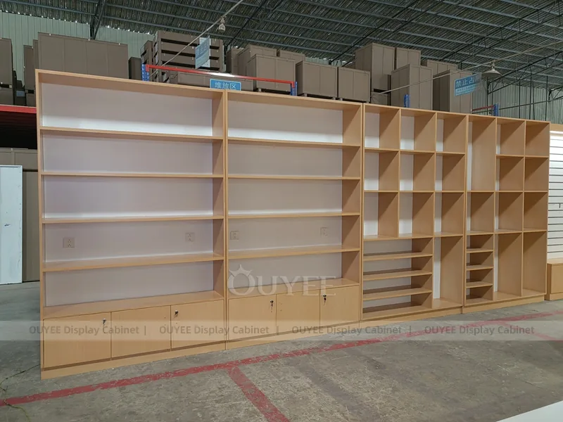 Wood Tone And Gold Phone Store Display Fixture - Image 7
