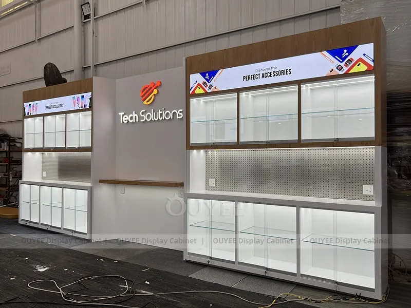 Wood Tone And Orange Complete Store Fixture - Image 5