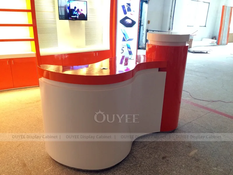 Wood Tone And Red Complete Store Fixture - Image 7